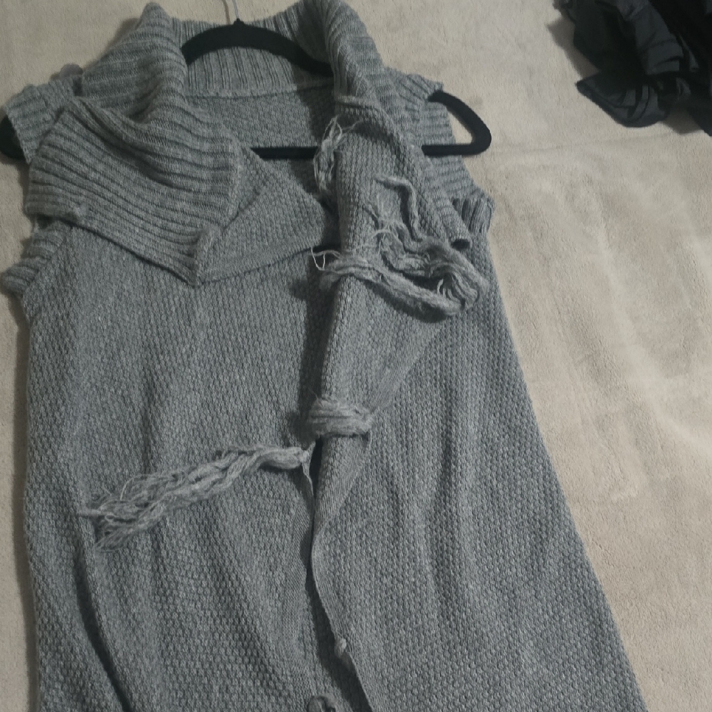 Gray Women's Sweater Vest